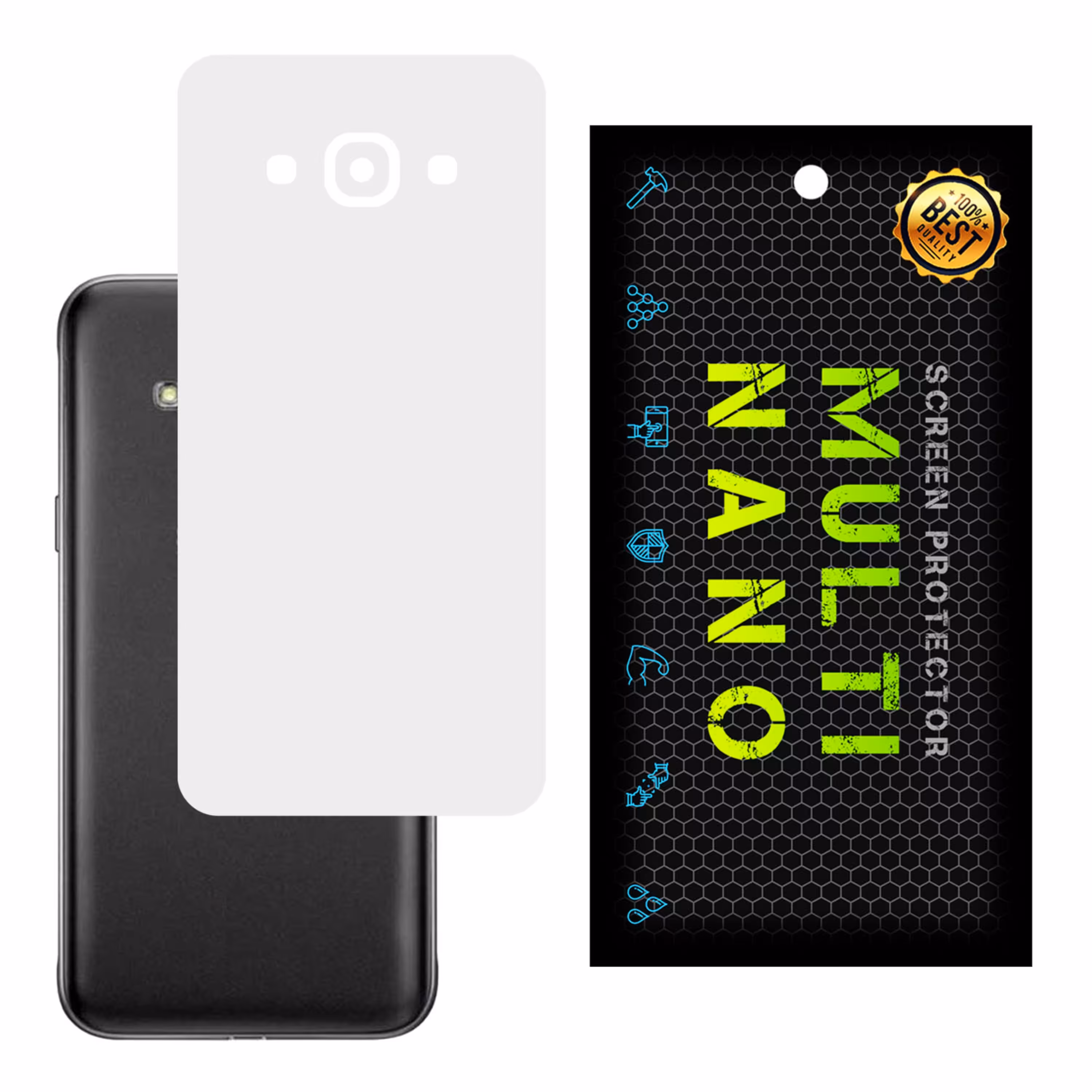 برچسب پوششی MultiNano مدل X-F1M- White برای پشت موبایل سامسونگJ3 Pro 2016