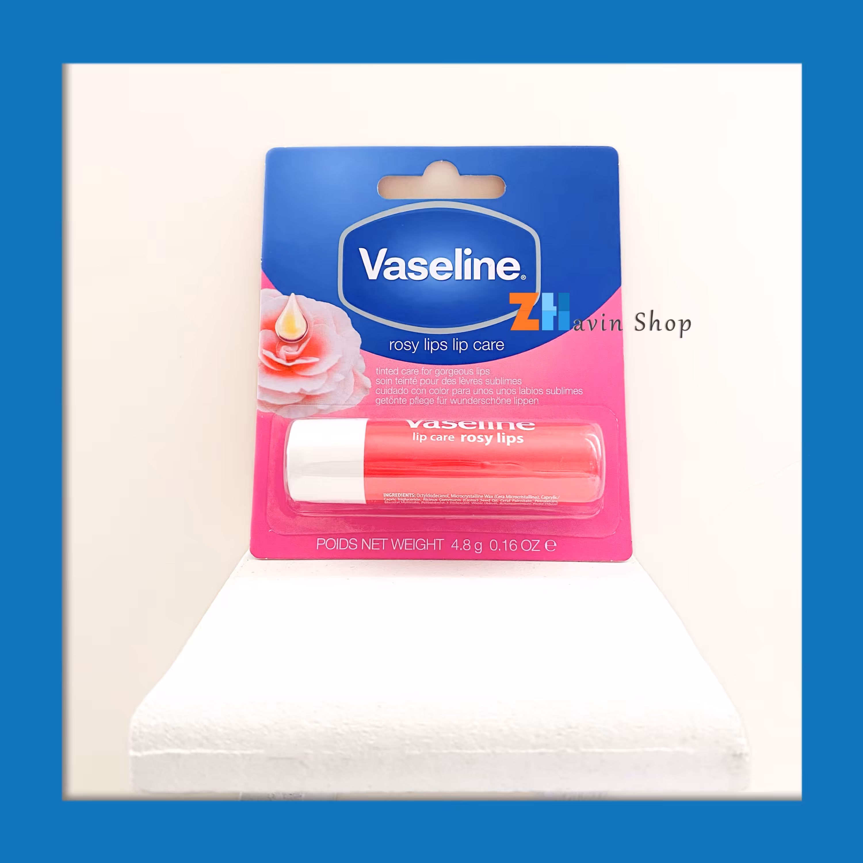 بالم لب اورجینال وازلین مدل rosy lips 