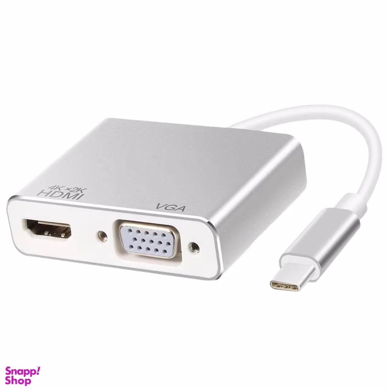 مبدل USB-C به Hdmi و Vga مدل U2