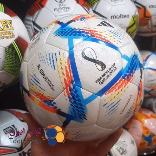 توپ فوتسال پرس طرح جام جهانی قطر2022 مدل 32 پنل پرس