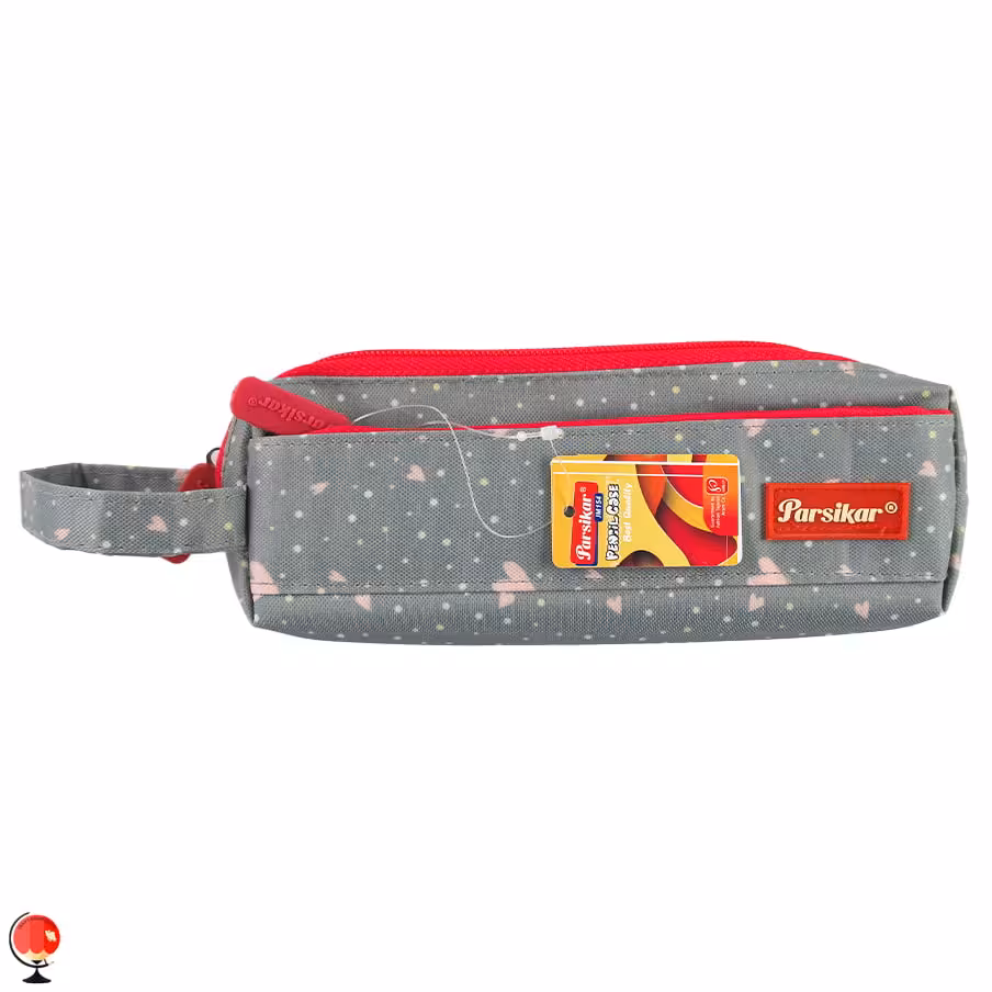 جامدادی دخترانه طرح قلب صورتی پارسیکار