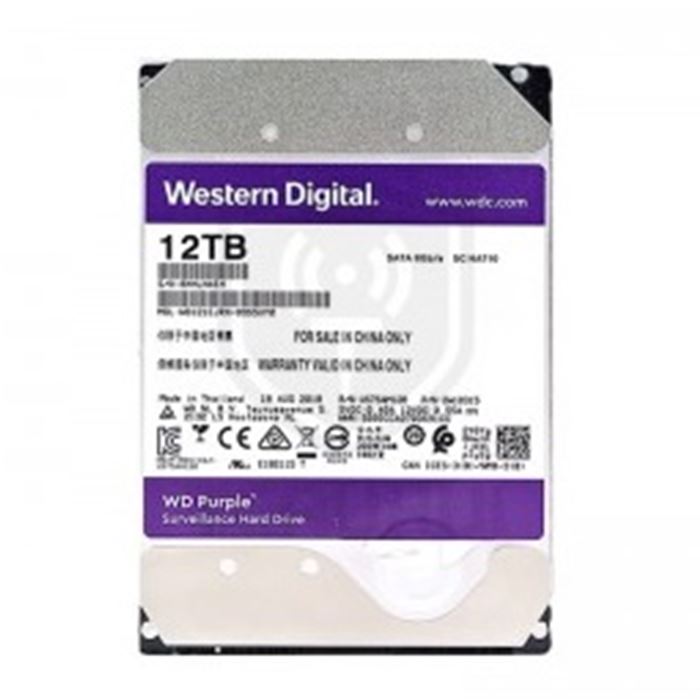 هارد دیسک اینترنال وسترن دیجیتال Purple WD121EJRX ظرفیت 12 ترابايت