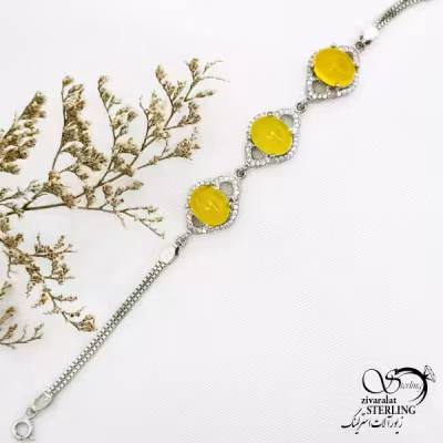 دستبند شرف الشمس نقره ایتالیا کد 13982