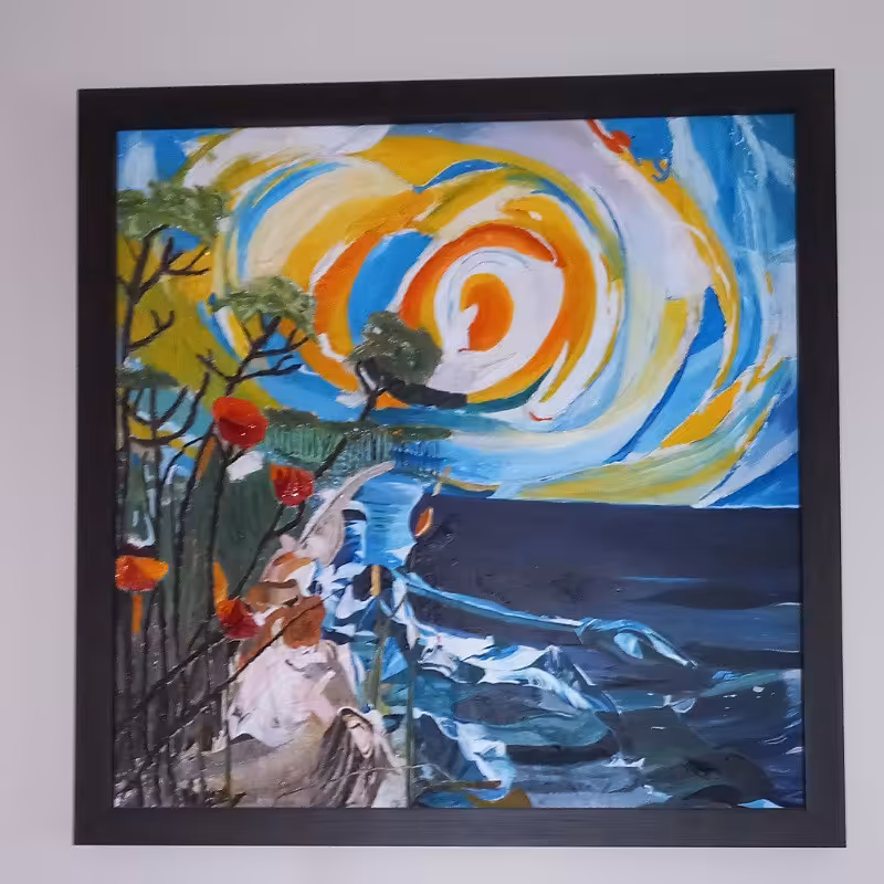 تابلونقاشی رنگ اکرولیک