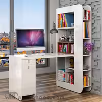 میز تحریر کتابخانه دار مدرن