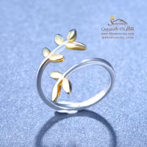 انگشتر نقره برگ RNG407S0