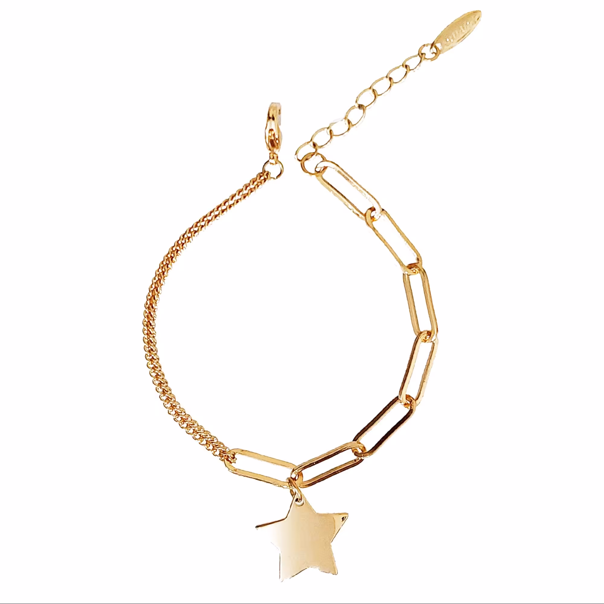 دستبند زنانه ژوپینگ مدل 743-1 - طلایی براق