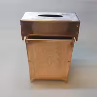 ست جادستمالی و سطل آشغال مسی