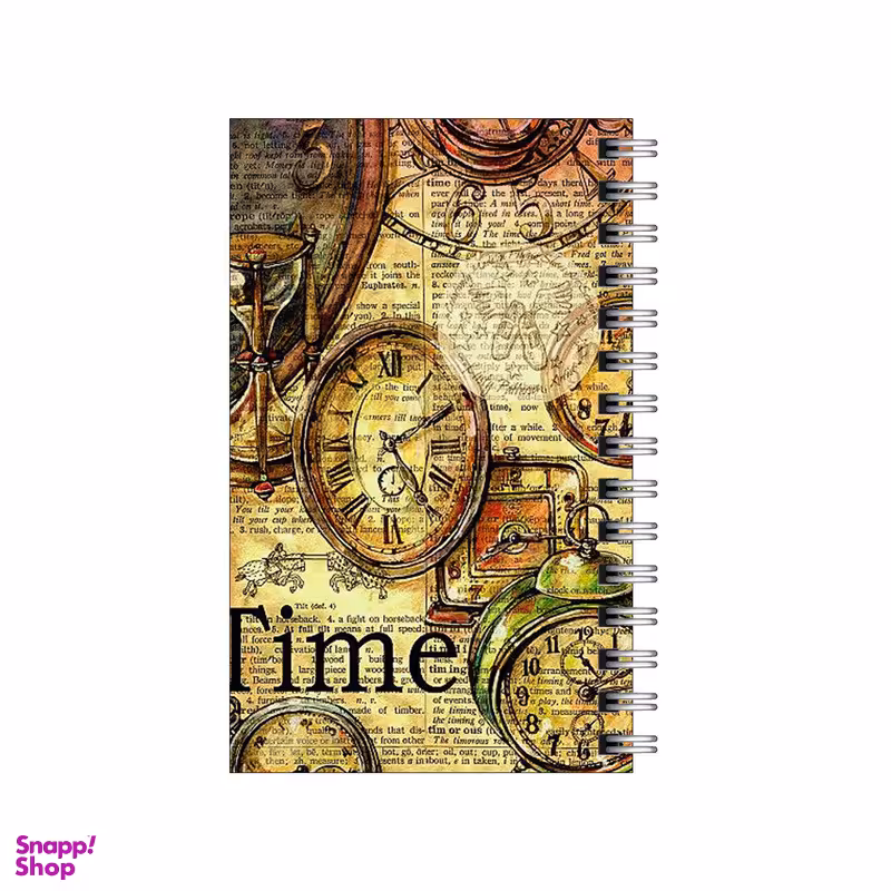 دفترچه یادداشت مدل To Do List طرح زمان و ساعت شنی کد 8678804