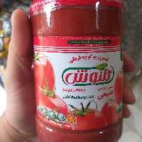 رب گوجه فرنگی گلنوش در بسته بندی شیشه ای وزن محصول 700 گرمی