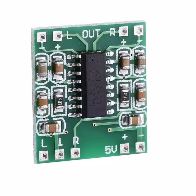 ماژول آمپلی فایر 2x3W کلاس D با تراشه PAM8403