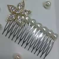 شونه ترکیب قلب و گل