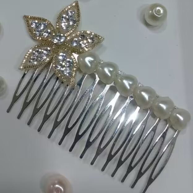 شونه ترکیب قلب و گل