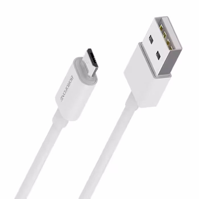 کابل تبدیل USB به MicroUSB بروفون مدل BX3 طول 1 متر