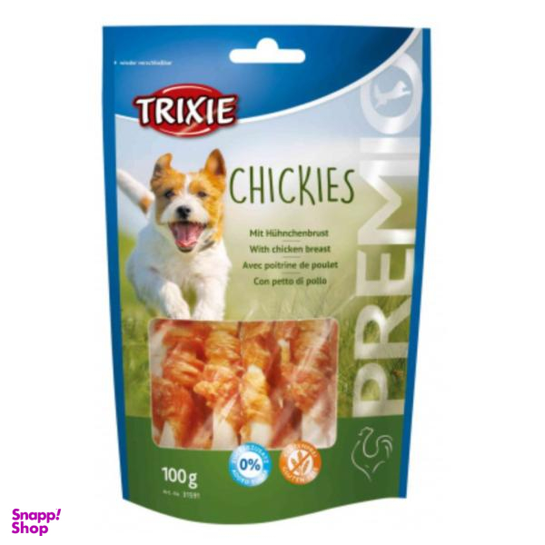 تشویقی سگ تریکسی مدل Chickies وزن 100 گرم