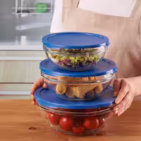 ظرف غذای درب آبی شف