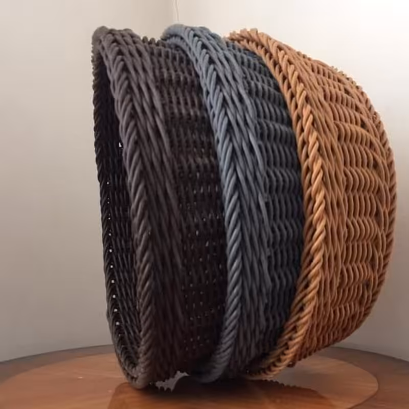 سبد نان با نخ پلاستیکی درجه 1 مدل ستاره