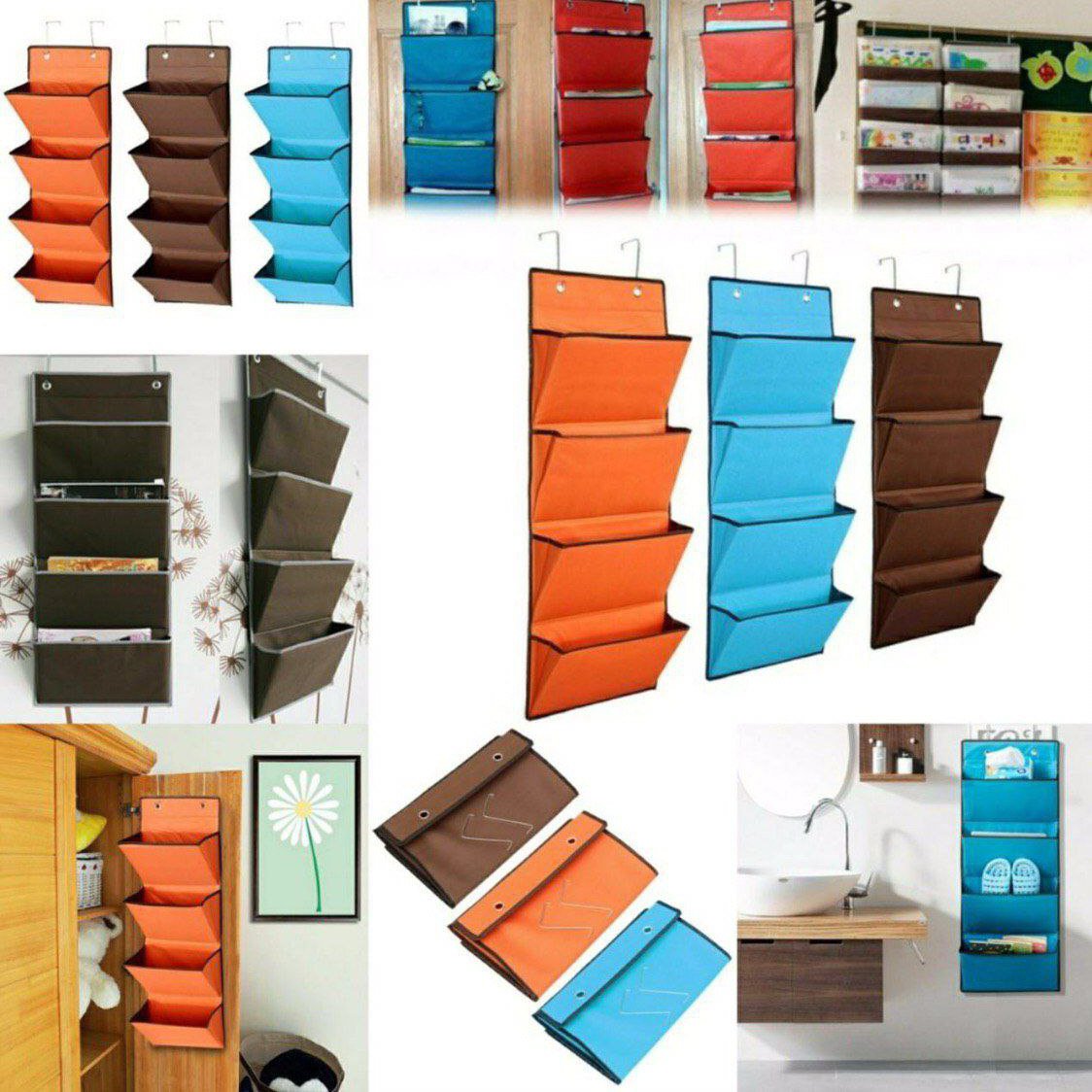 اویز جا کتابی و نظم دهنده وسایل