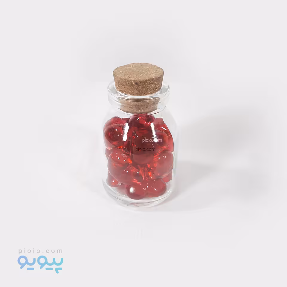 شیشه قلب چوب پنبه