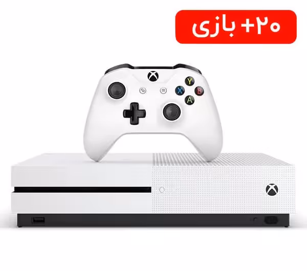 مجموعه کنسول بازی مایکروسافت مدل Xbox One S ظرفیت 1 ترابایت به همراه 20 عدد بازی