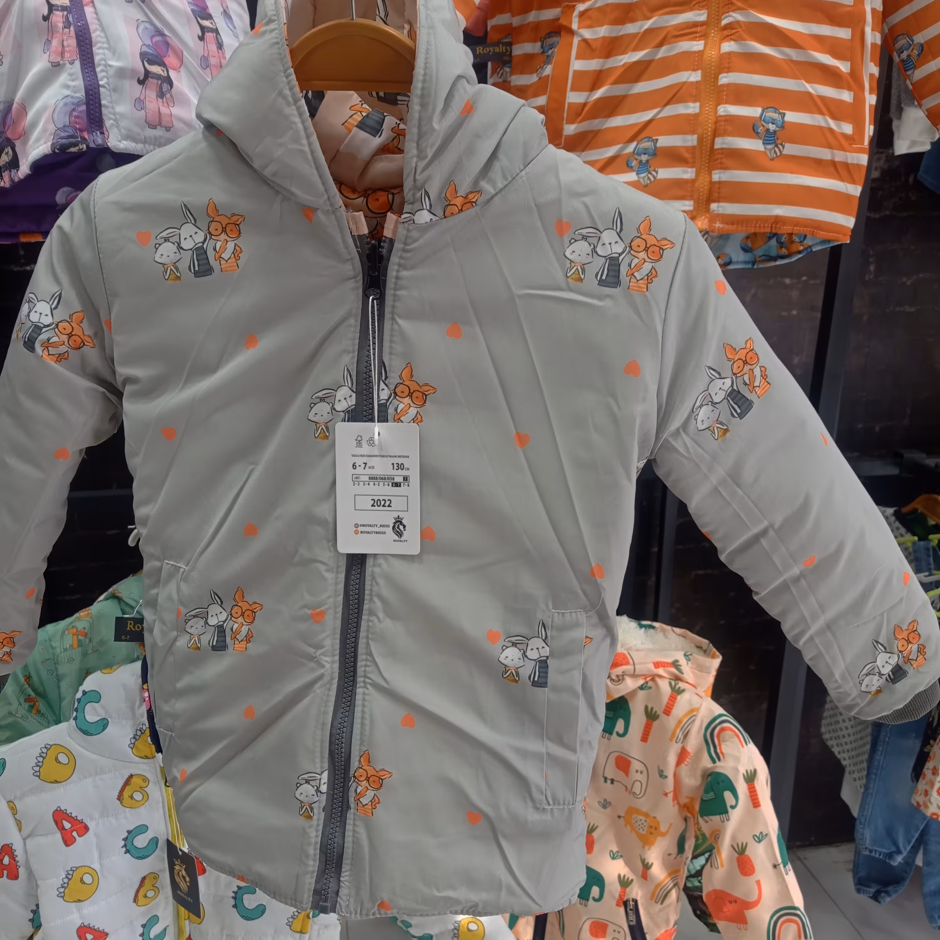 کاپشن دخترانه دورو ضدآب