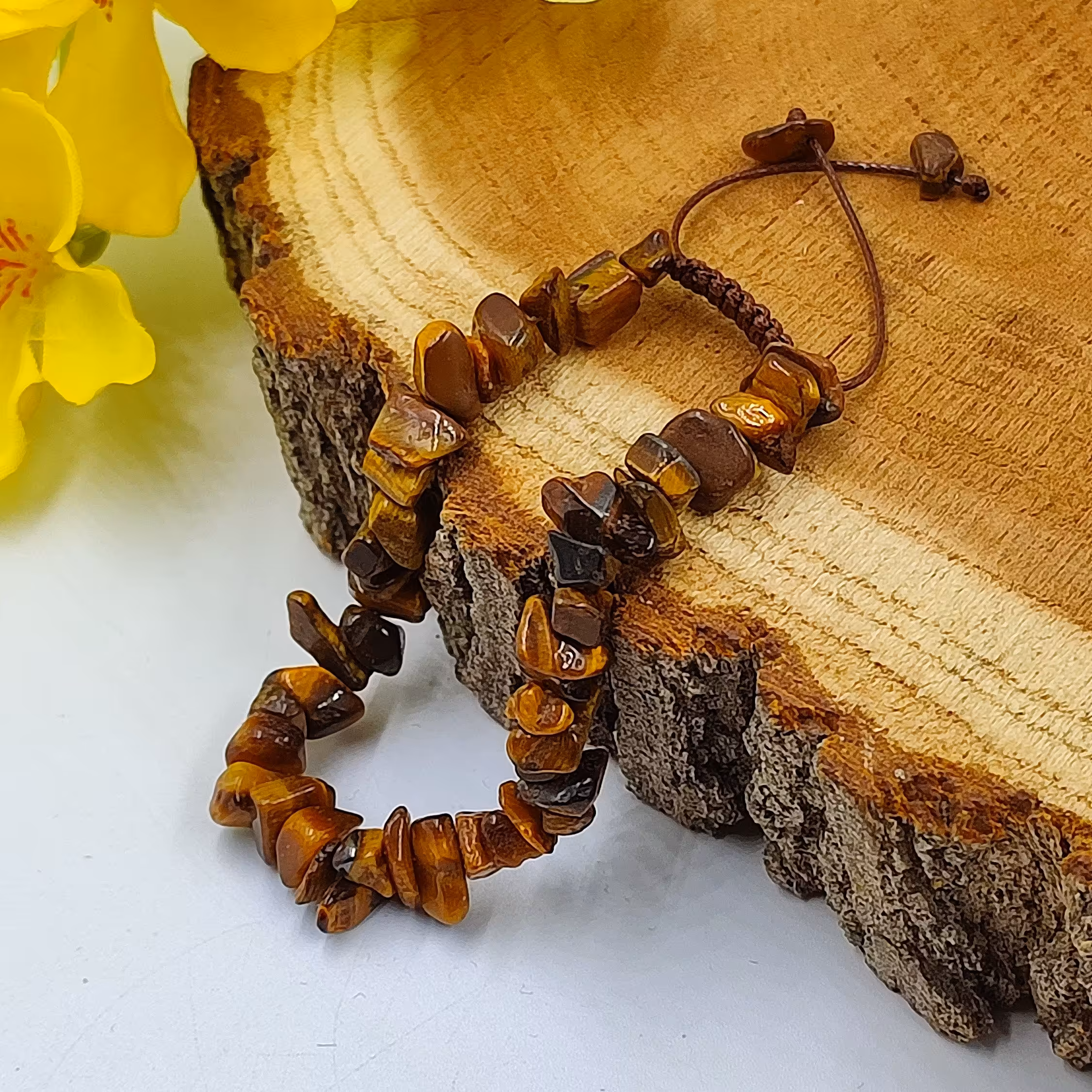 دستبند سنگ چشم ببر