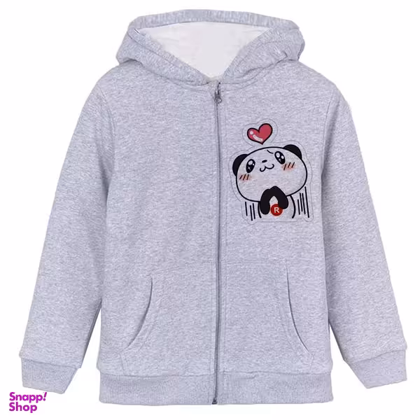 سویشرت دخترانه مدل پاندا و قلب کد F149