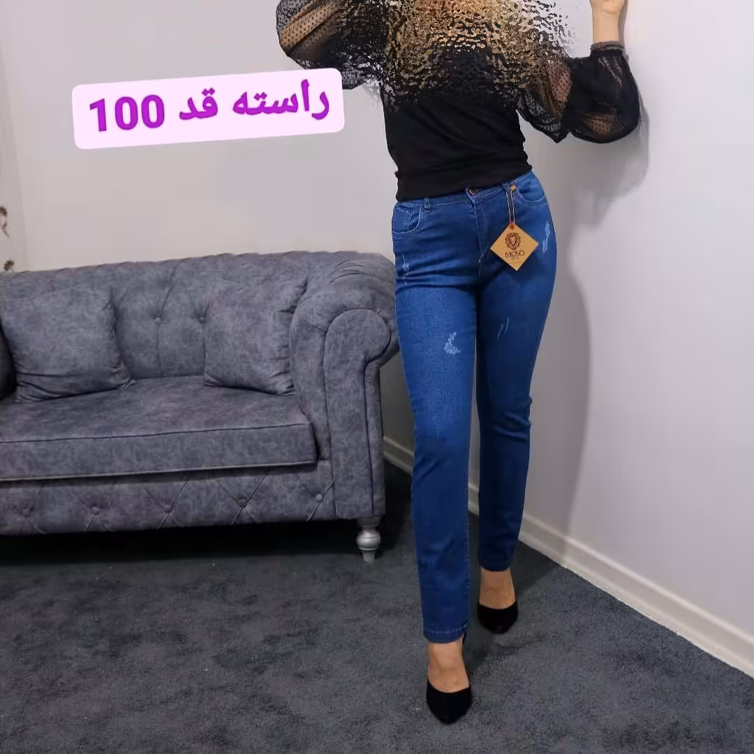 شلوار لی راسته (پارچه ترک)