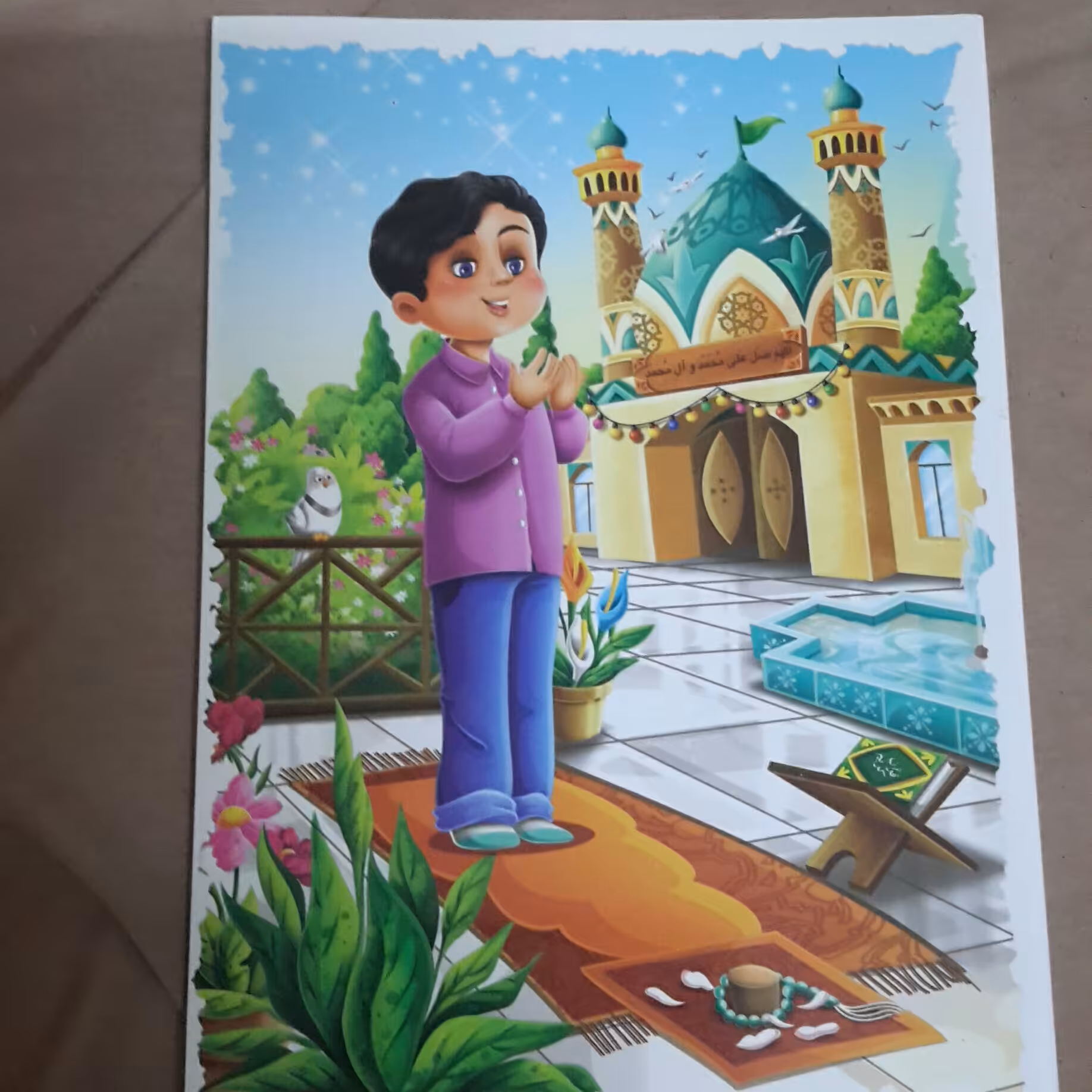 دفتر مشق 40 برگ جنس خوب برای پسر و دختر