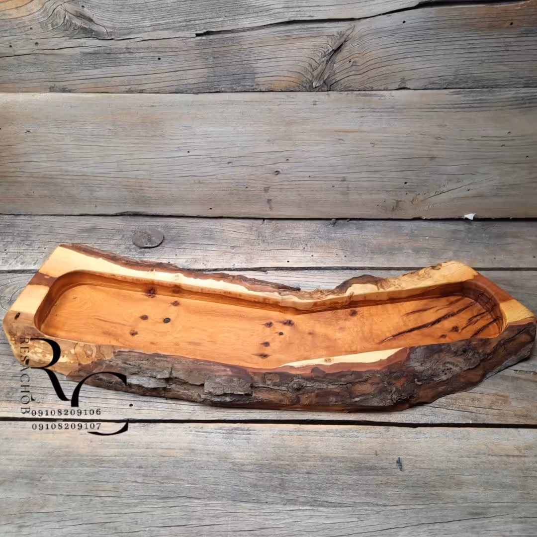 ظرف سرو و پذیرایی چوبی مدل C1271