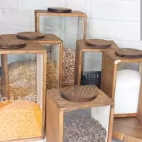 بانکه  چوب و شیشه