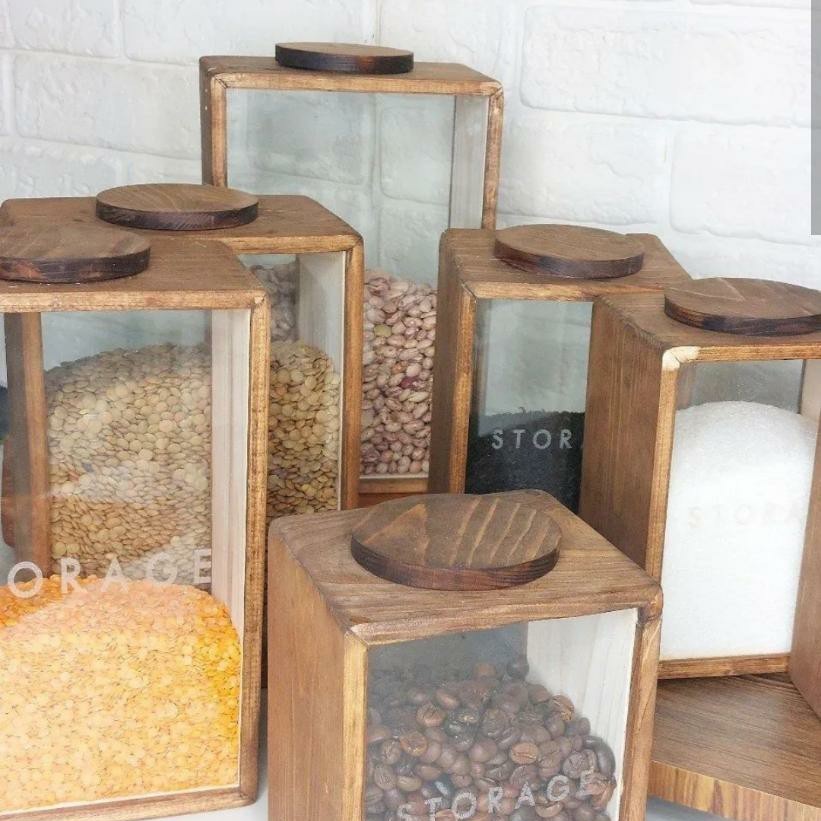 بانکه  چوب و شیشه