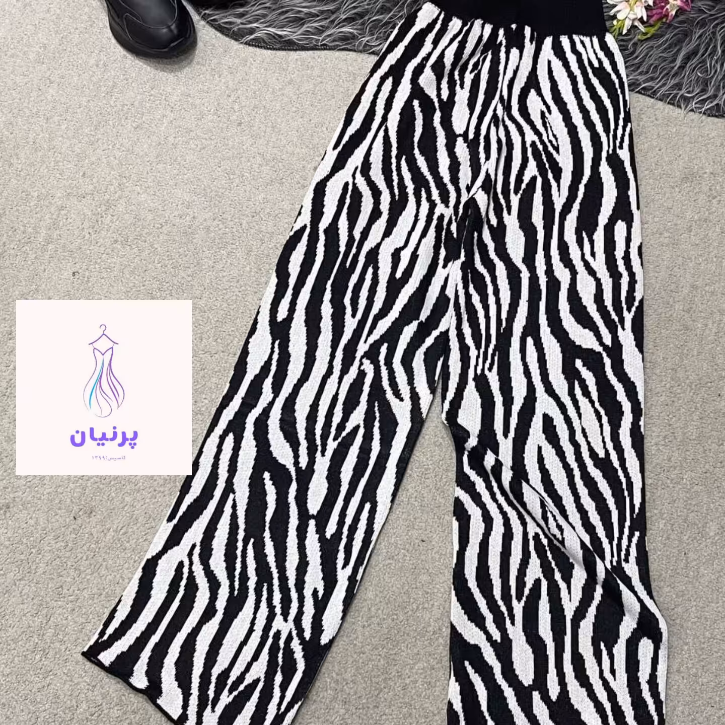 شلوار زنانه بافت سایز36تا46