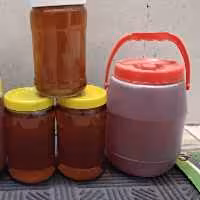 عسل  گون دماوند شیشه 900 گرمی خوش طعم و طبیعی