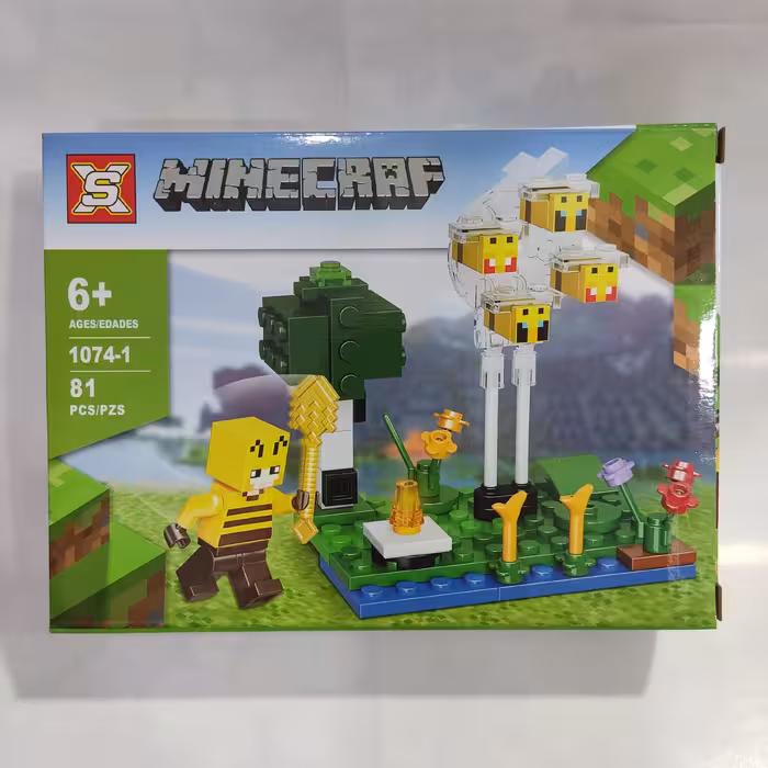 اسباب بازی لگو ماینکرافت 81 قطعه سری جدید کد 1074