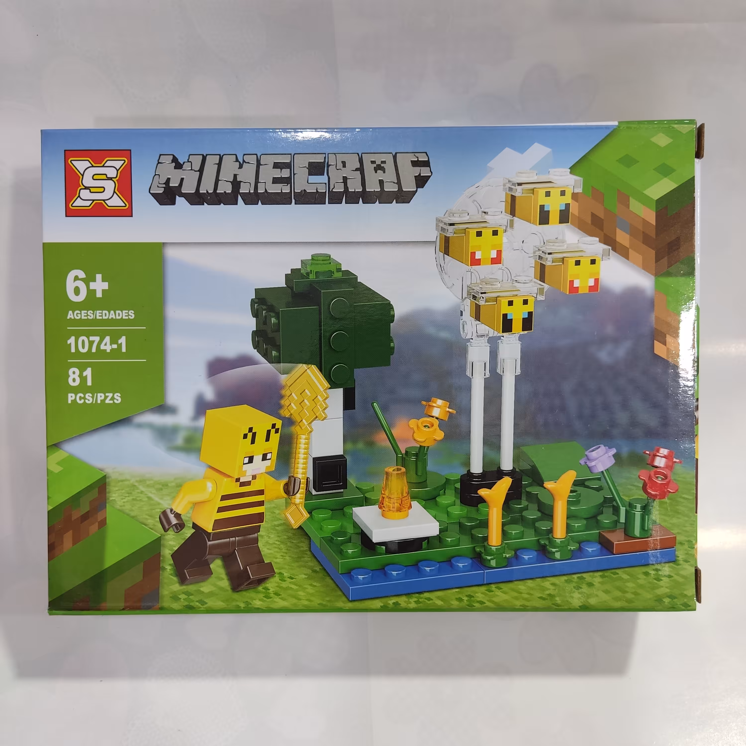 اسباب بازی لگو ماینکرافت 81 قطعه سری جدید کد 1074