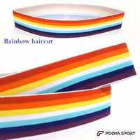 تل مو ورزشی پهن کشی رنگین کمان SPORT دو رو خارجی