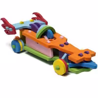 پازل فکری و ساختنی ماشین مسابقه - 12 تایی