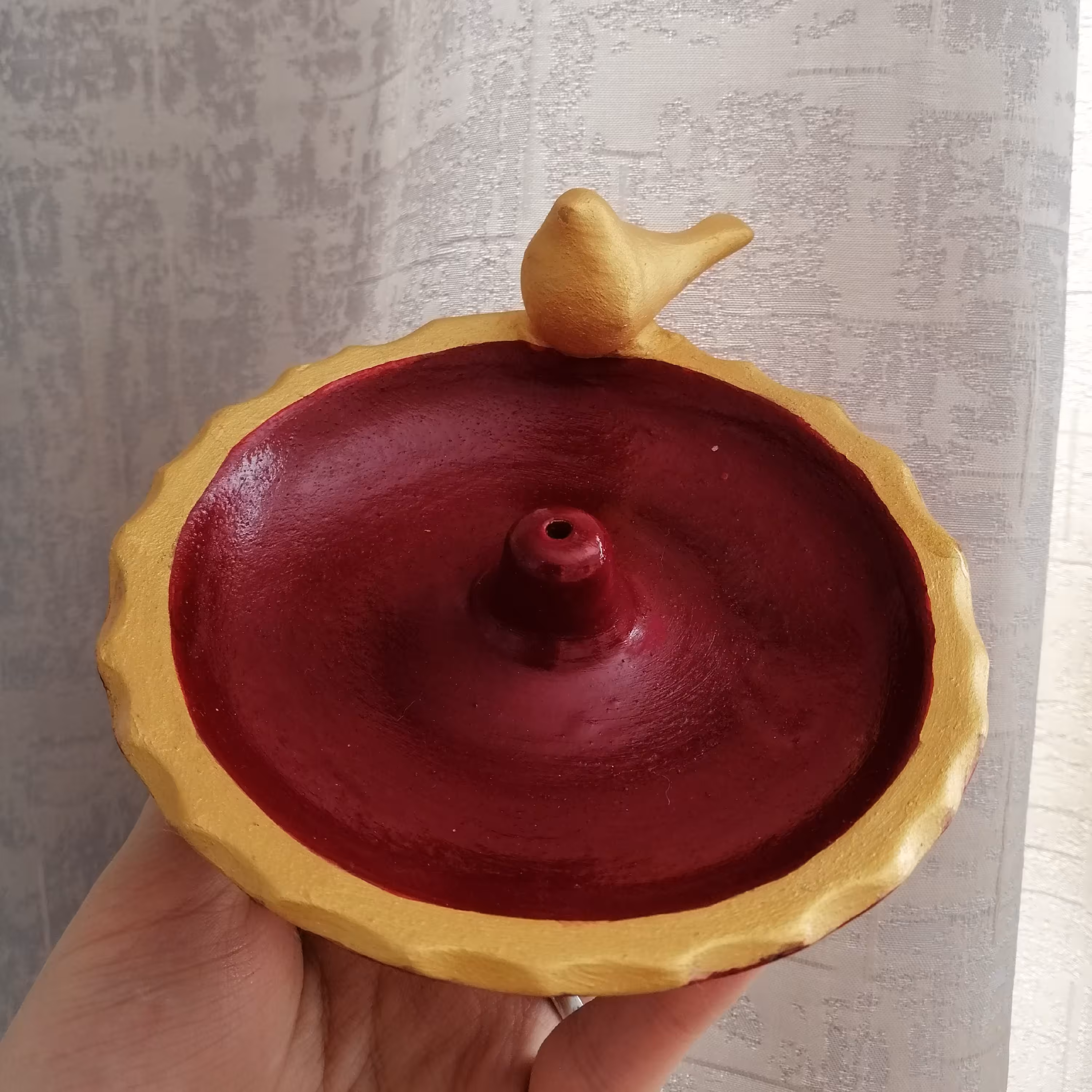 جا عودی خوشگل و زیبا رنگ ثابت هم دکوری هم جای عود 