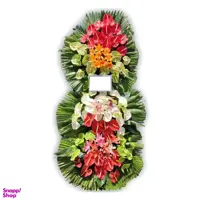 تاج گل گل آنلاین مدل سه طبقه کد 045