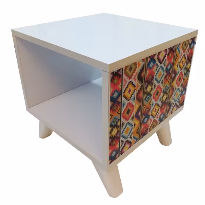 میز عسلی الوان مدل sefid40