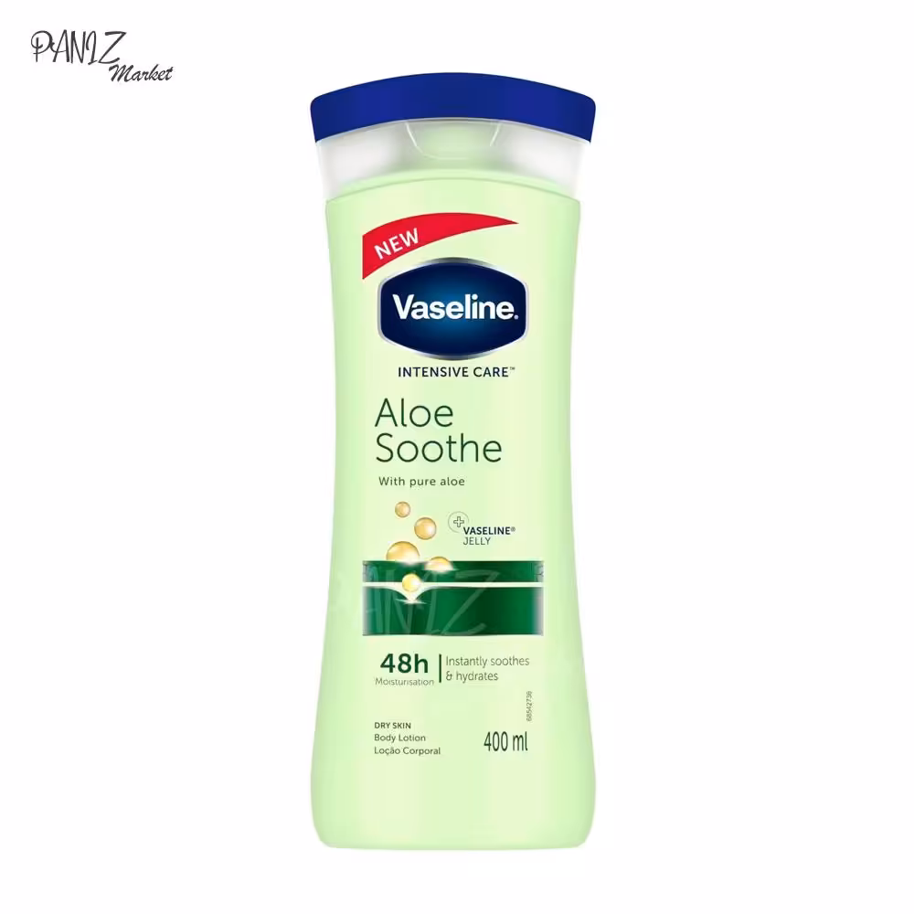 لوسیون بدن وازلین مدل آلوئه ورا