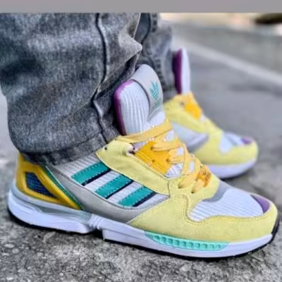 کتانی مردانه zx9000 لیمویی 2025