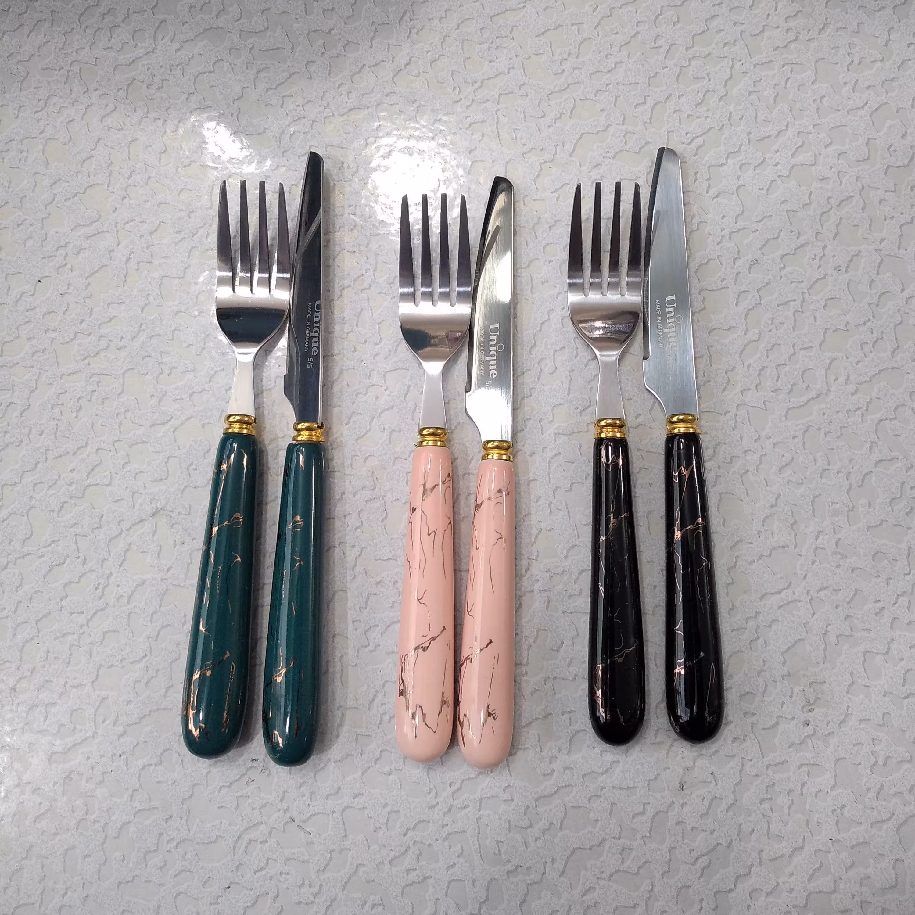 کاردچنگال دسته سرامیکی یونیک