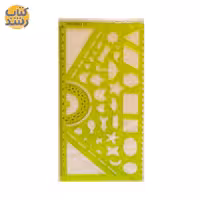 خط کش شابلون دار چند منظوره ژله ای