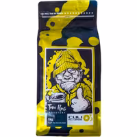 دانه قهوه کولی زرد 90درصدروبوستا 10درصد عربیکا