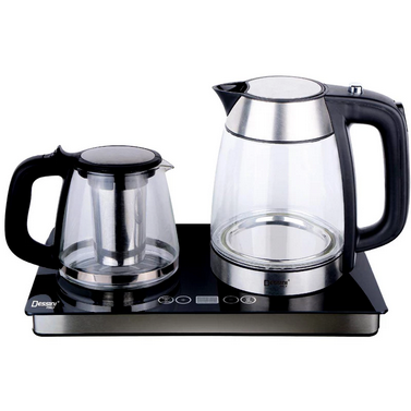 چای ساز صفحه ای دسینی مدل 8008 شیشه ای