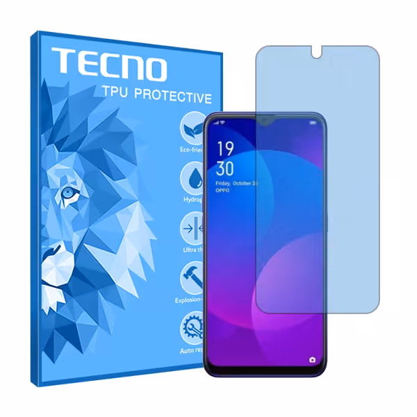 گلس اوپو F11 مدل هیدروژلی مات آنتی بلو برند تکنو کد S