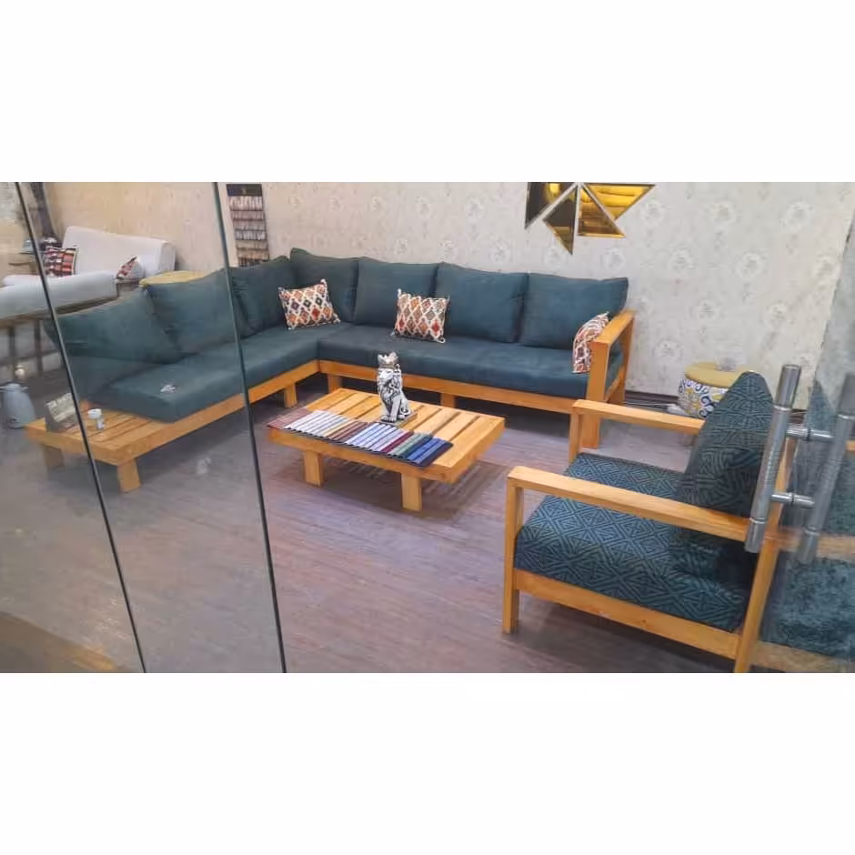 مبل راحتی ال آلمانی (6 نفره)محصول سفارشی -هزینه ارسال به صورت پس کرایه است