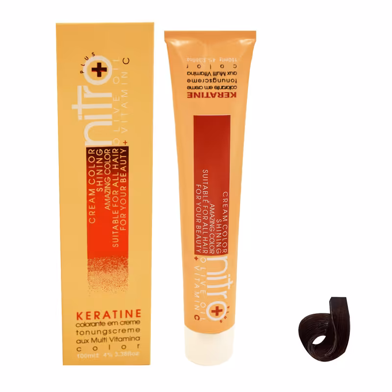 رنگ مو نیترو سری Keratine شماره 600.11 حجم 100 میلی لیتر رنگ قهوه ای